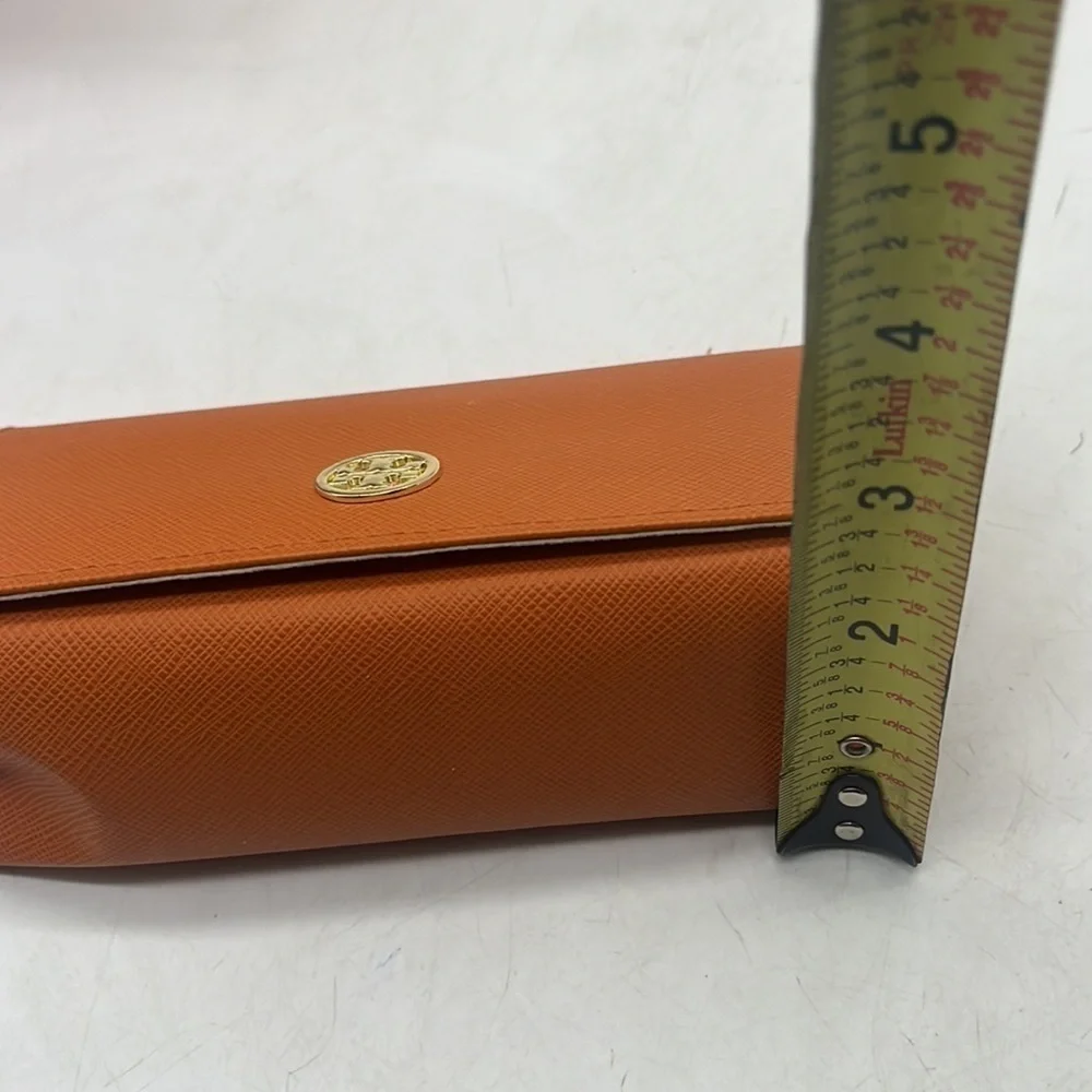 Tory Burch Orange Glasses Case